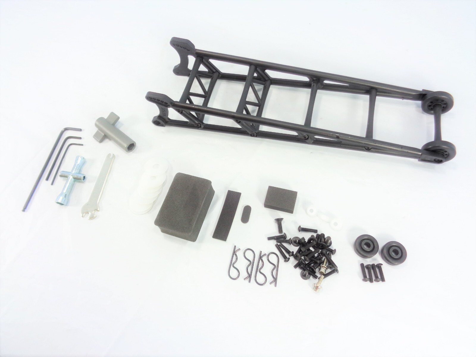 Traxxas Drag Slash Chassis Kit Set Arms Shock Tower Bumpers Main Frame Roller