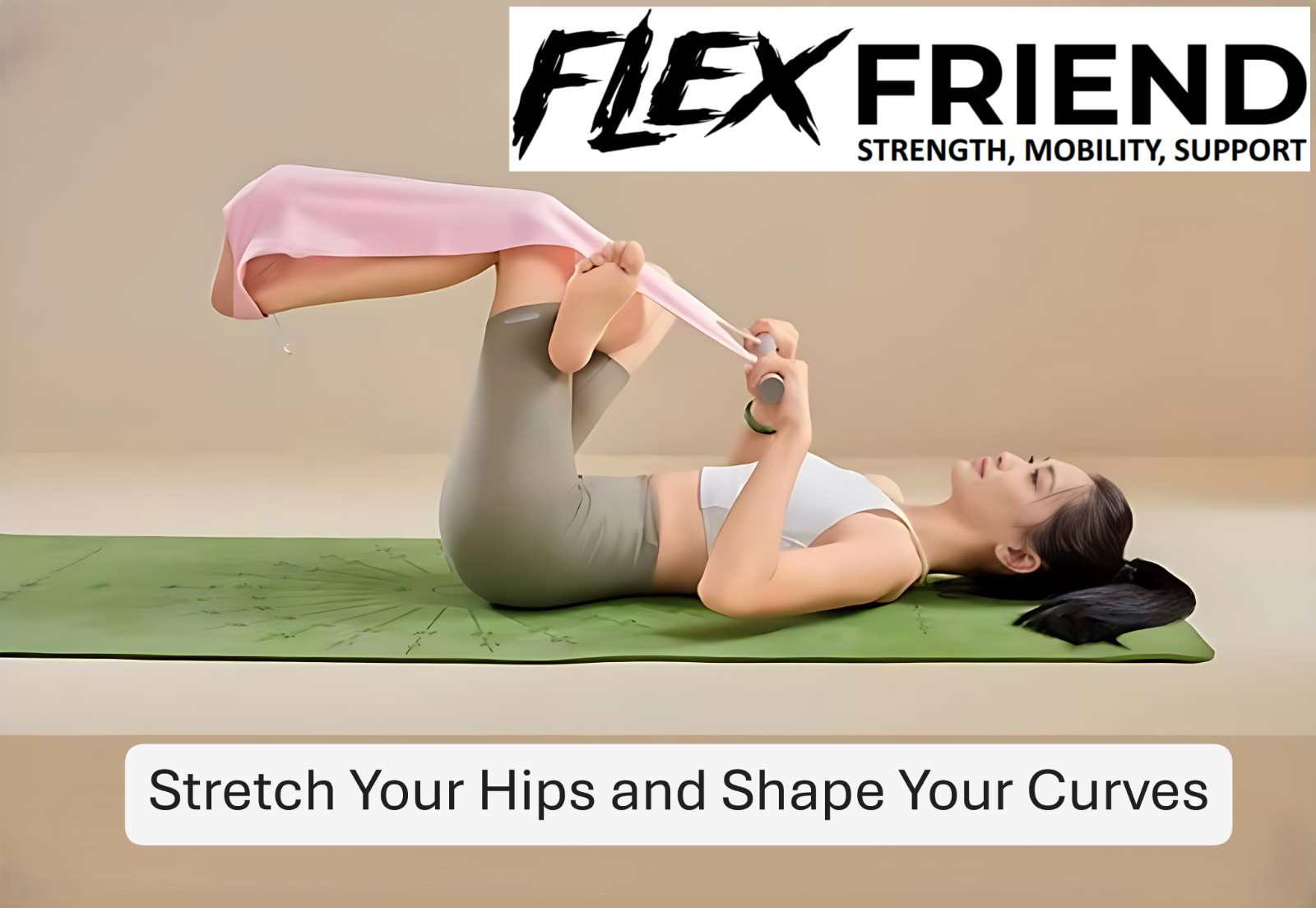 Ease Body Pain Yoga Stretching Strap, Mobility & Full Body Strengthening Device