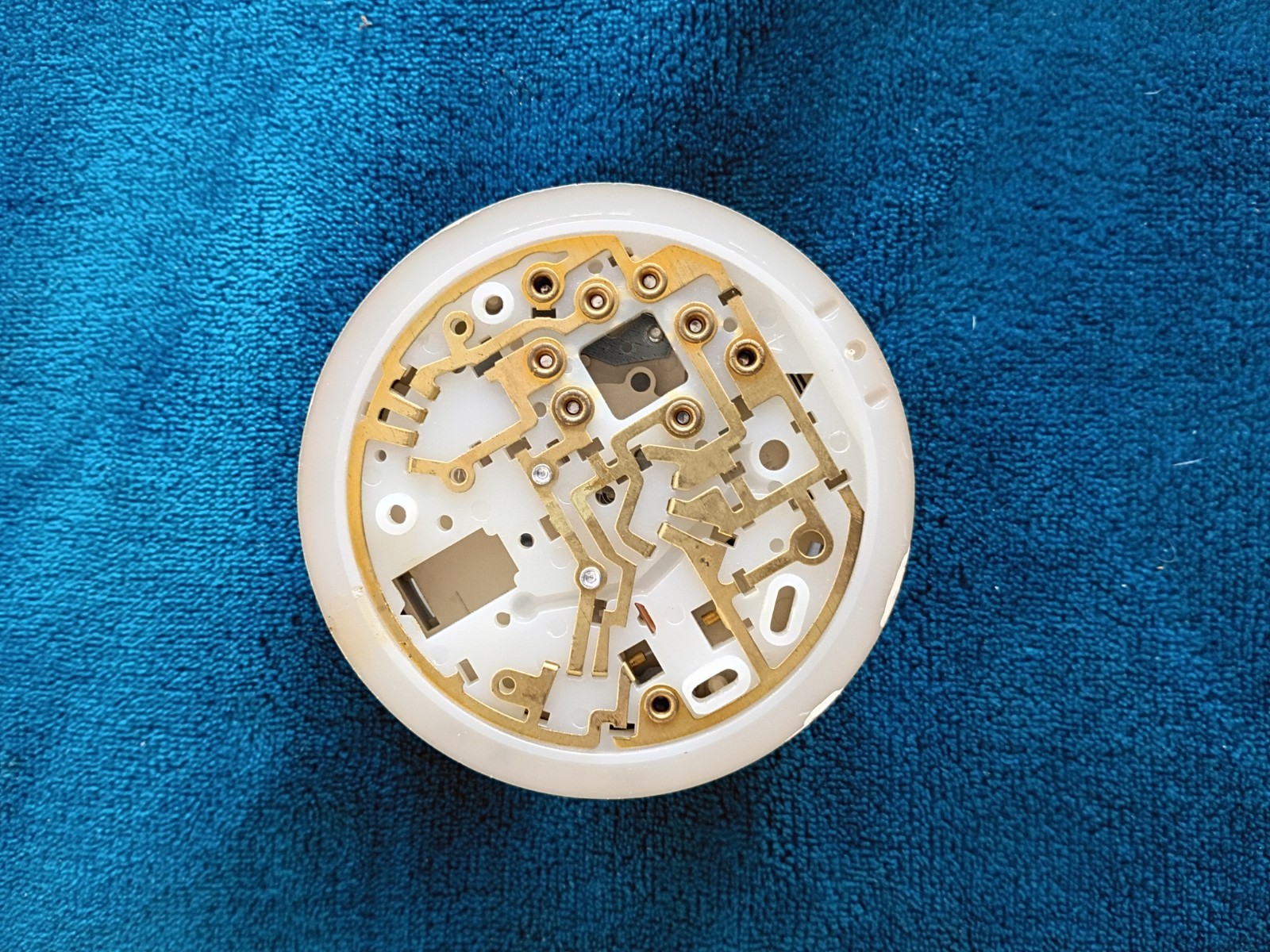 Vintage Honeywell T87F 2873 Tradeline Wall Thermostat Gold.