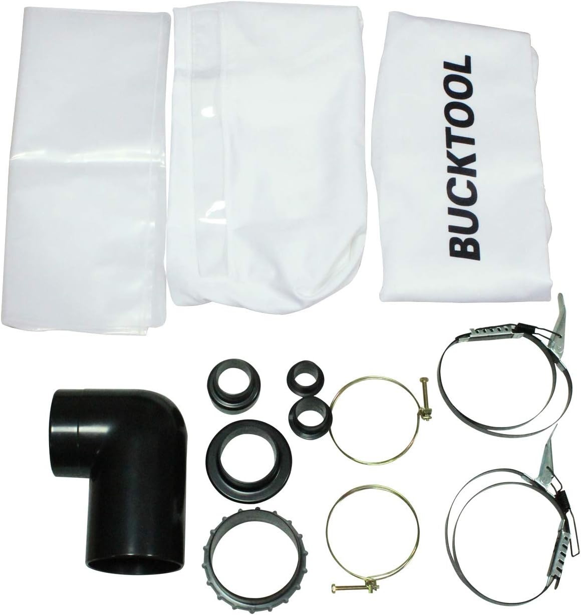 BUCKTOOL 1.2 HP Auto Start 750CFM Dust Collector with 3 Dust Collection Bag