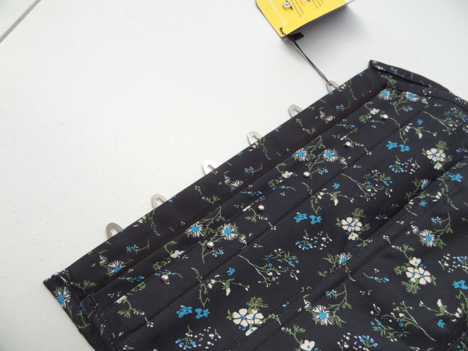 NWT Corset Story 44 Ditsy Floral Printed Overbust Spiral Steel Bone Navy Flowers