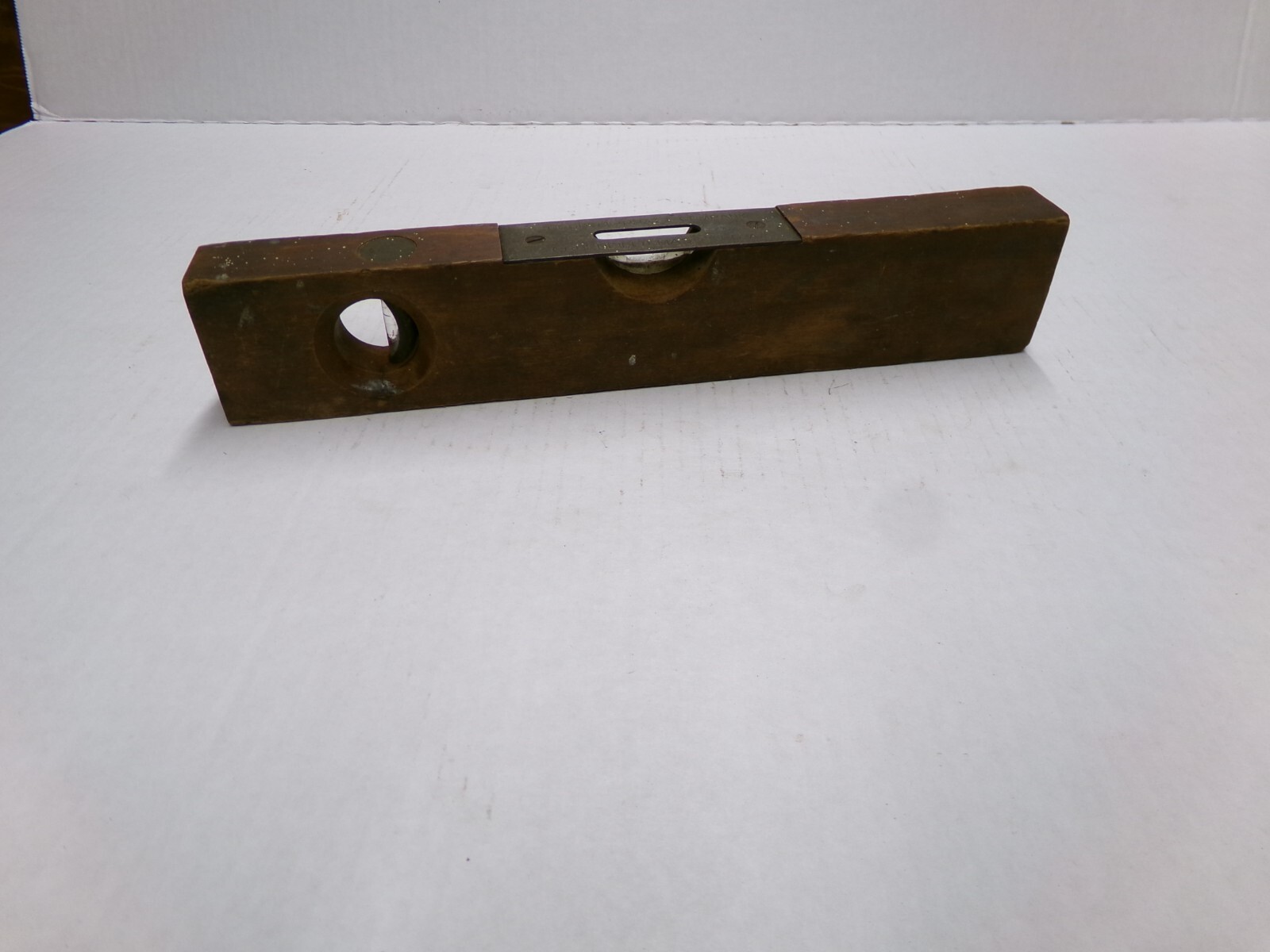 Goodell Pratt Wood Brass Level 12" Made In USA Vintage Tool