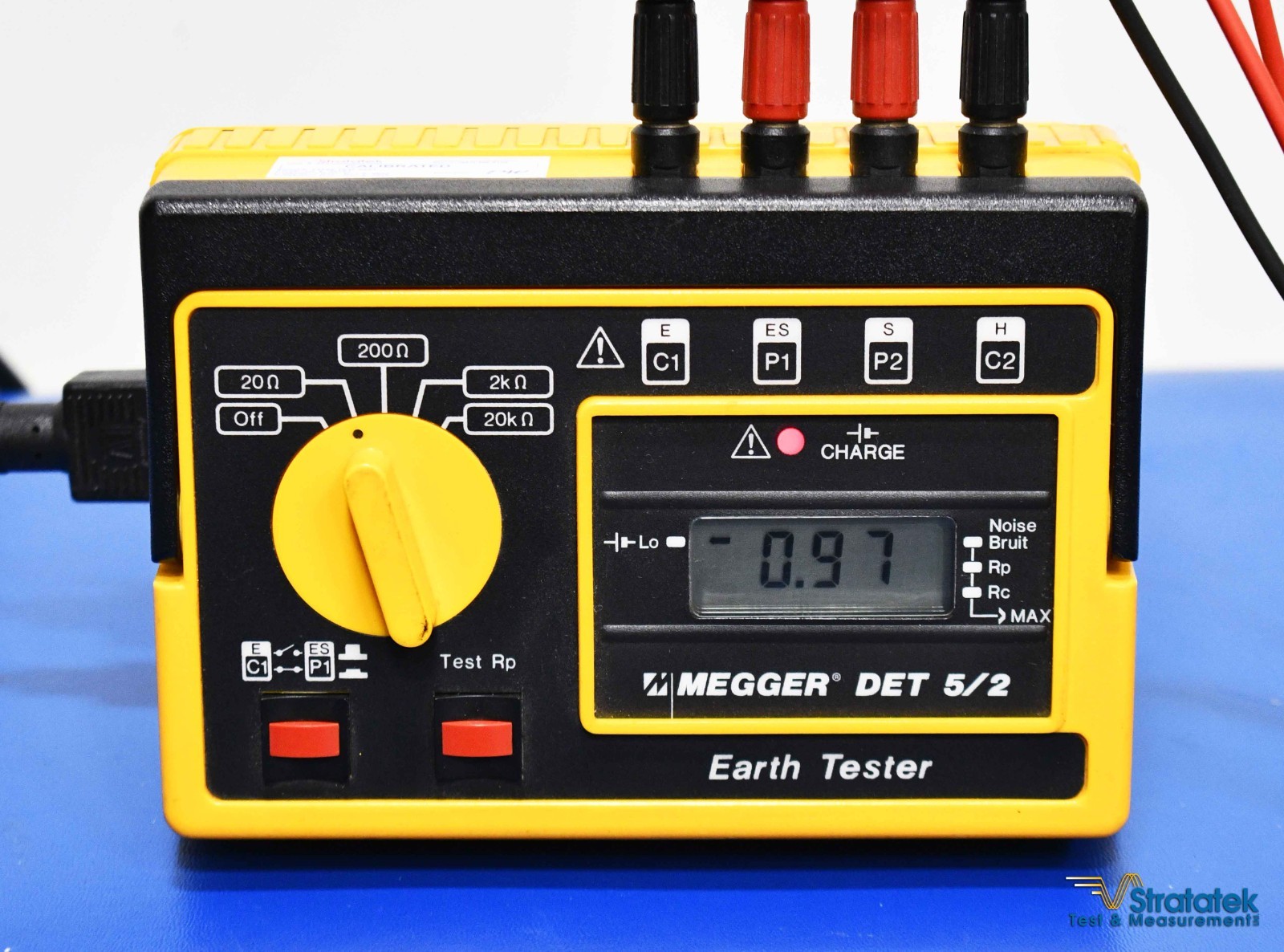 Megger DET 5/2 Earth Tester Earth Ground Resistance Meter NIST Calibrated