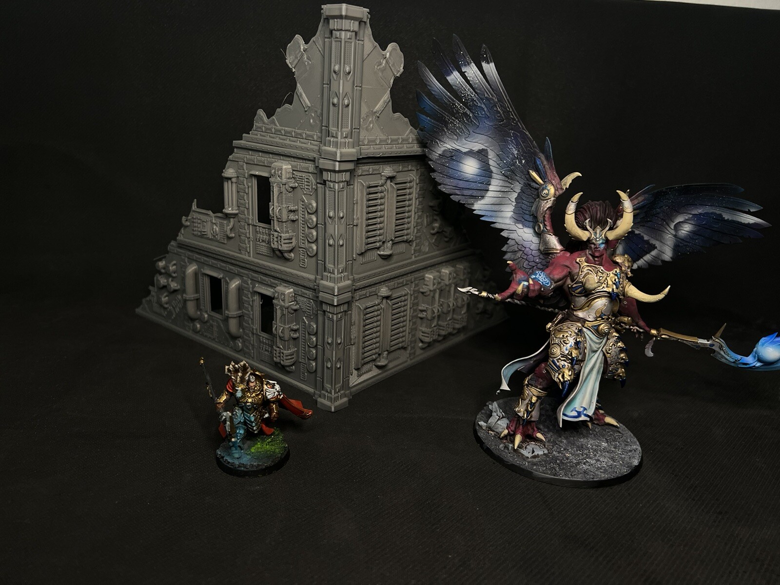 Wargaming Terrain Industrial 5 Pack Sci-fi Tabletop Buildings