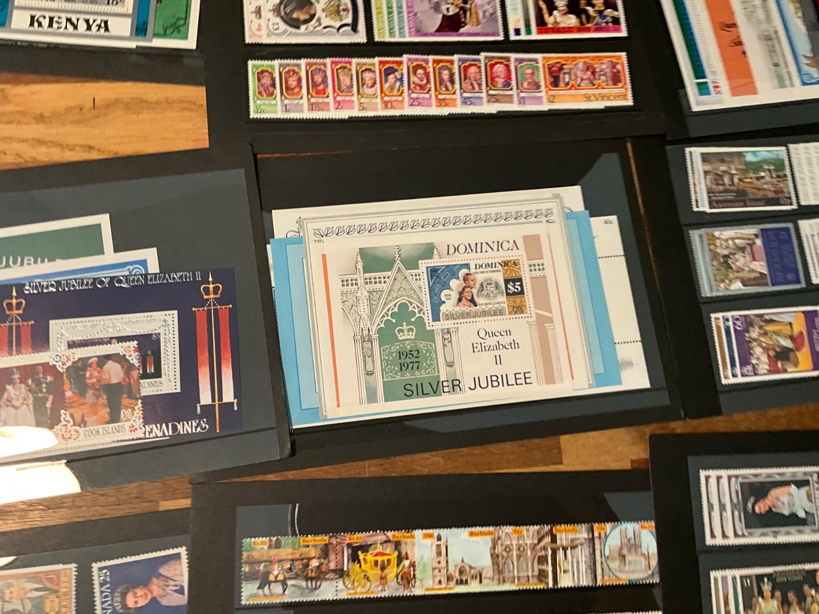 BRITISH COMMONWEALTH royalty huge lot MNH sets and sheets 30cards z