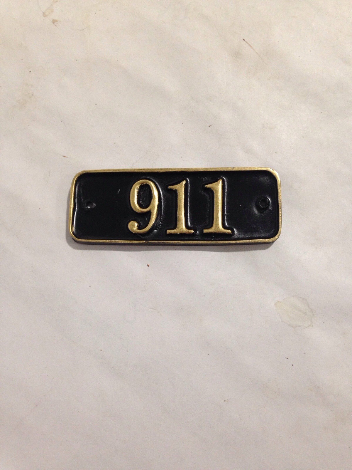 gamewell Police Call box number plate