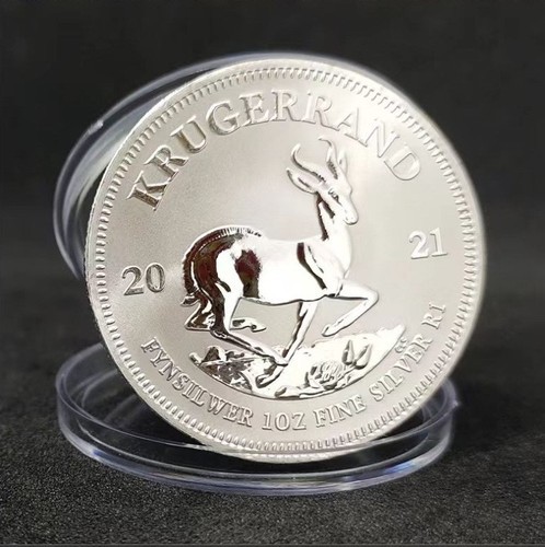 2021 South Africa 1 oz Fine Silver Krugerrand Coin BU Series