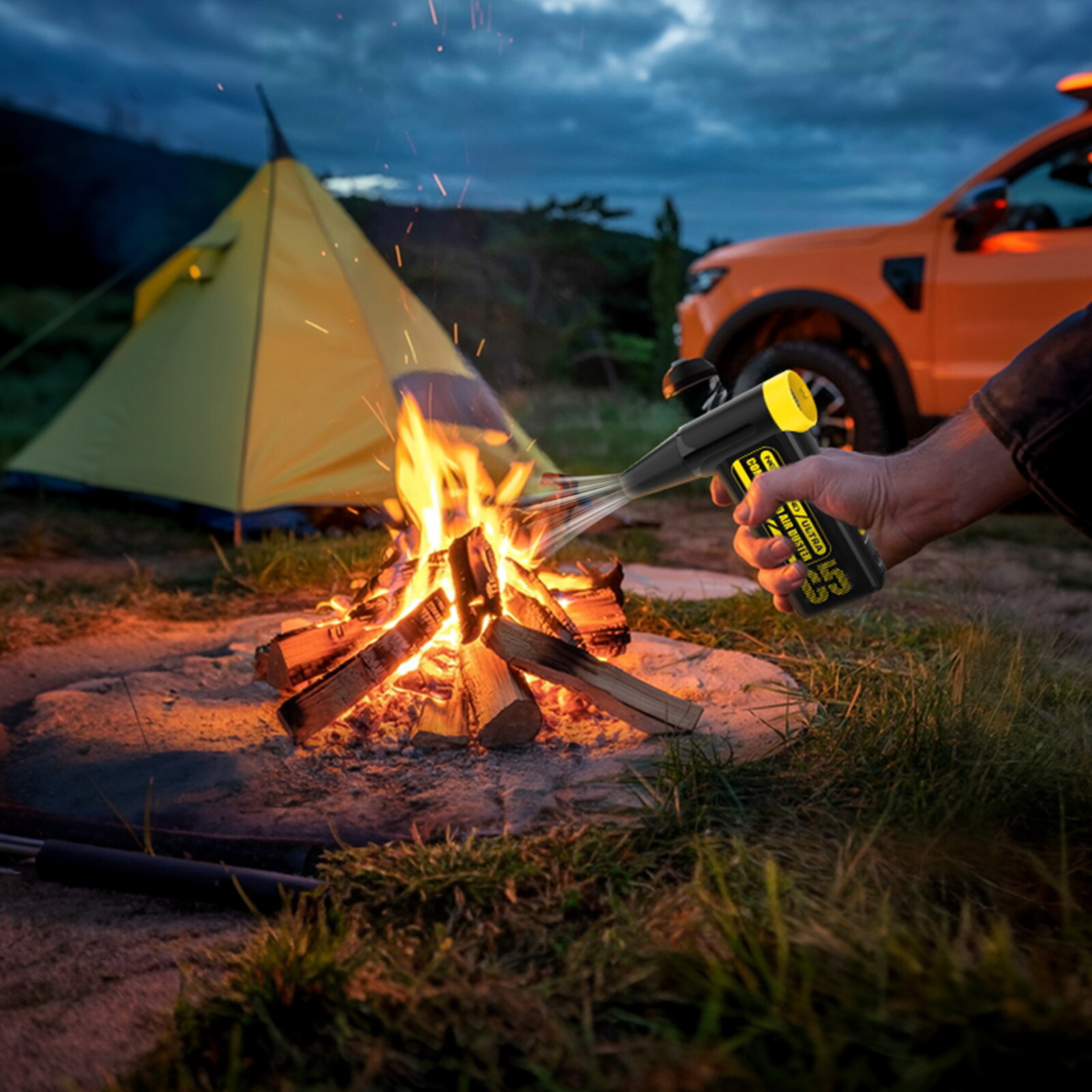 300,000 RPM Compressed Air Duster Rechargeable Electric Air Blower with 8 Speed