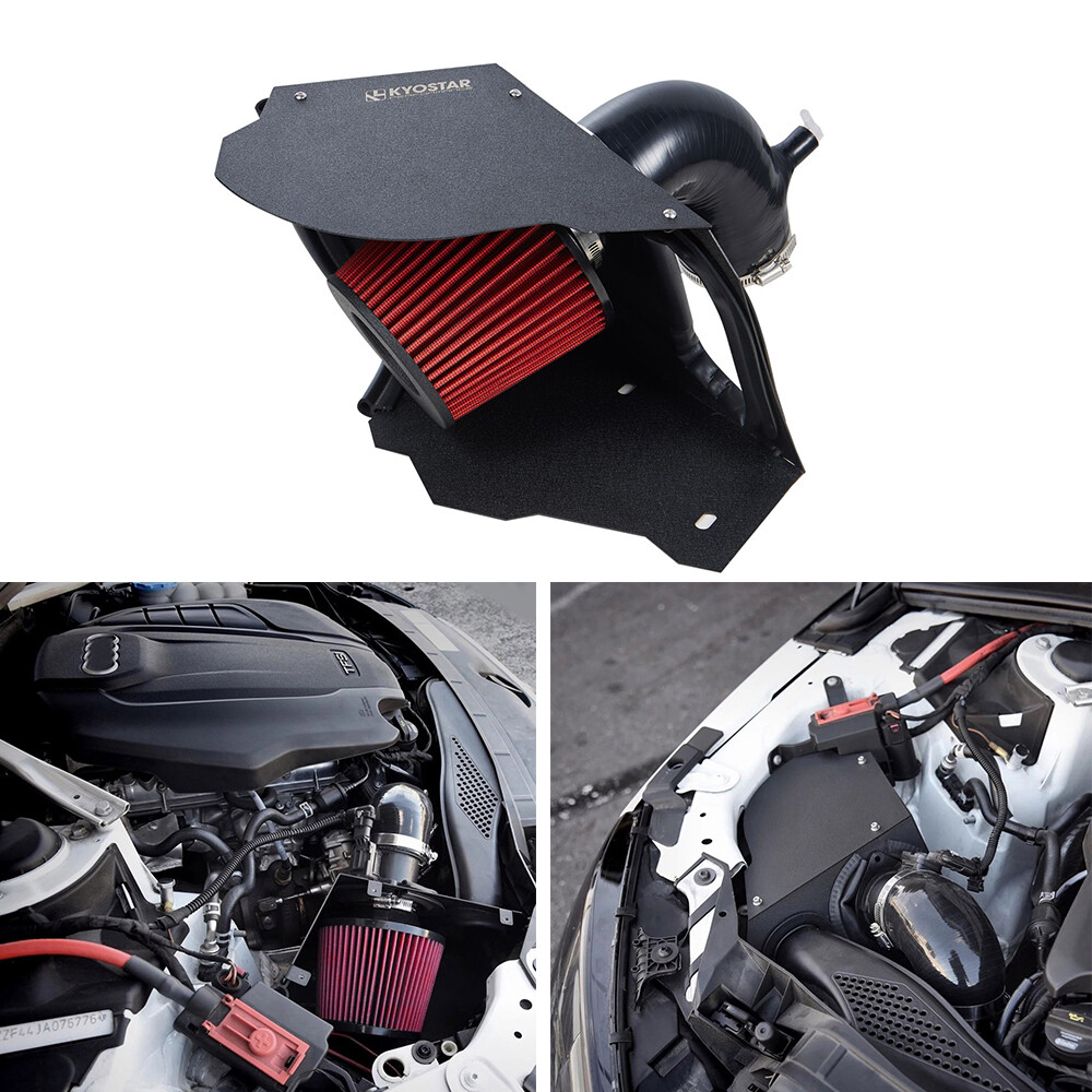 Cold Air Intake System Induction Pipe Kit Aluminum ForAudi A4 A5 B9 2.0T TFSI US