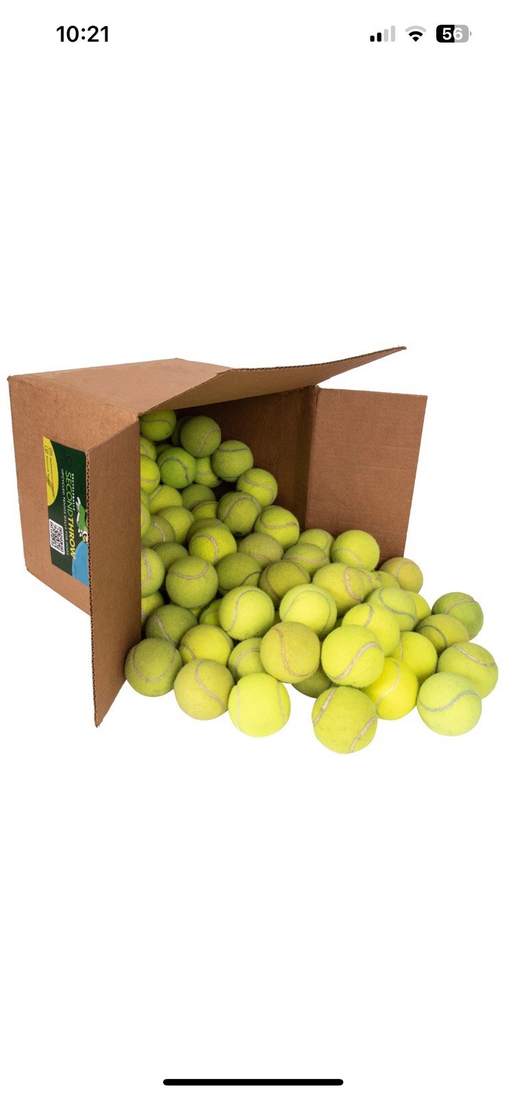 100 Used Tennis Balls - LOW COST DOG BALLS FREE SHIPPING