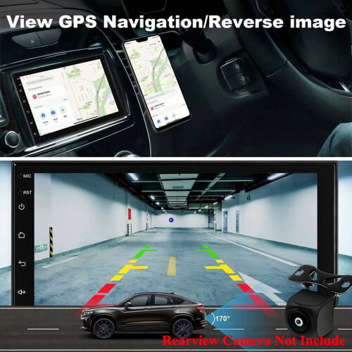 Android 16 Carplay GPS Navi WiFi 10.1" Double 2Din Touch Screen Car Stereo Radio