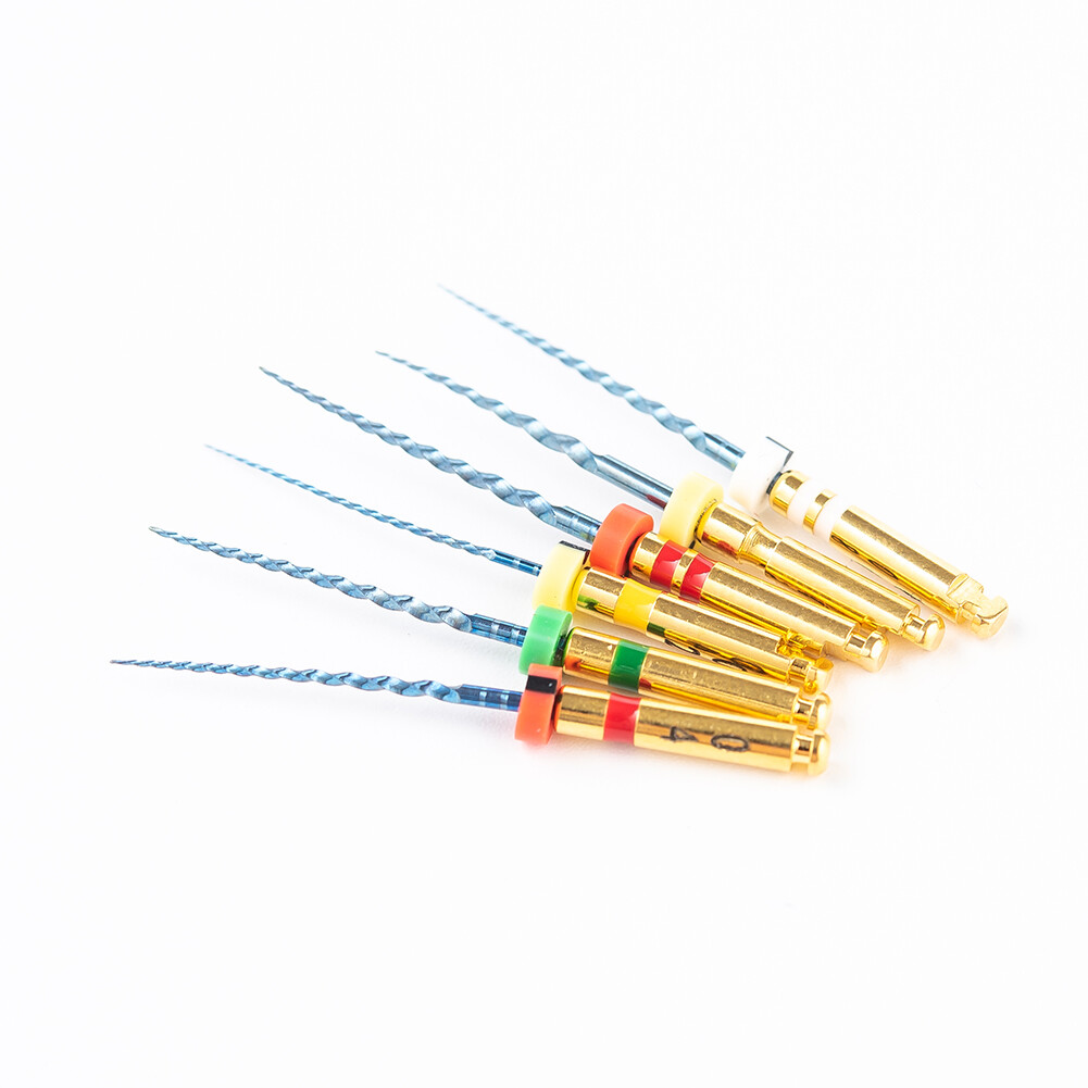 10Pk Dental Endodontic Files X3 Blue Root canal Rotary Endo File 25MM Flexible