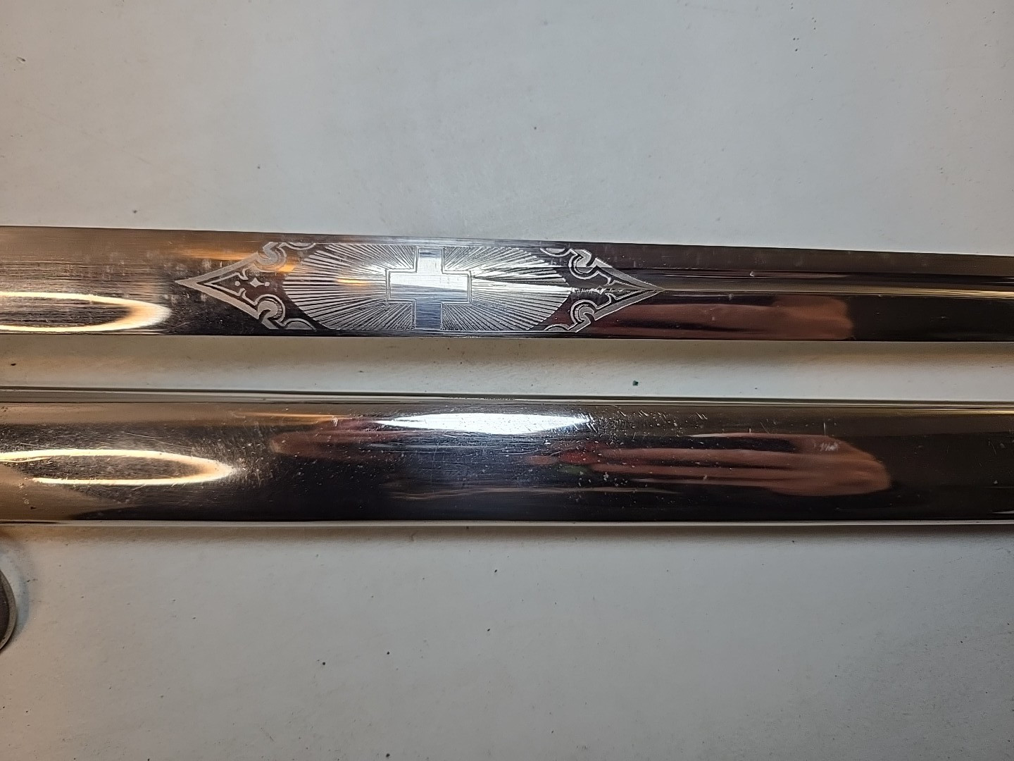 Schneiter & Wyss Bern WWI M1899 Swiss Officer Sword with Scabbard