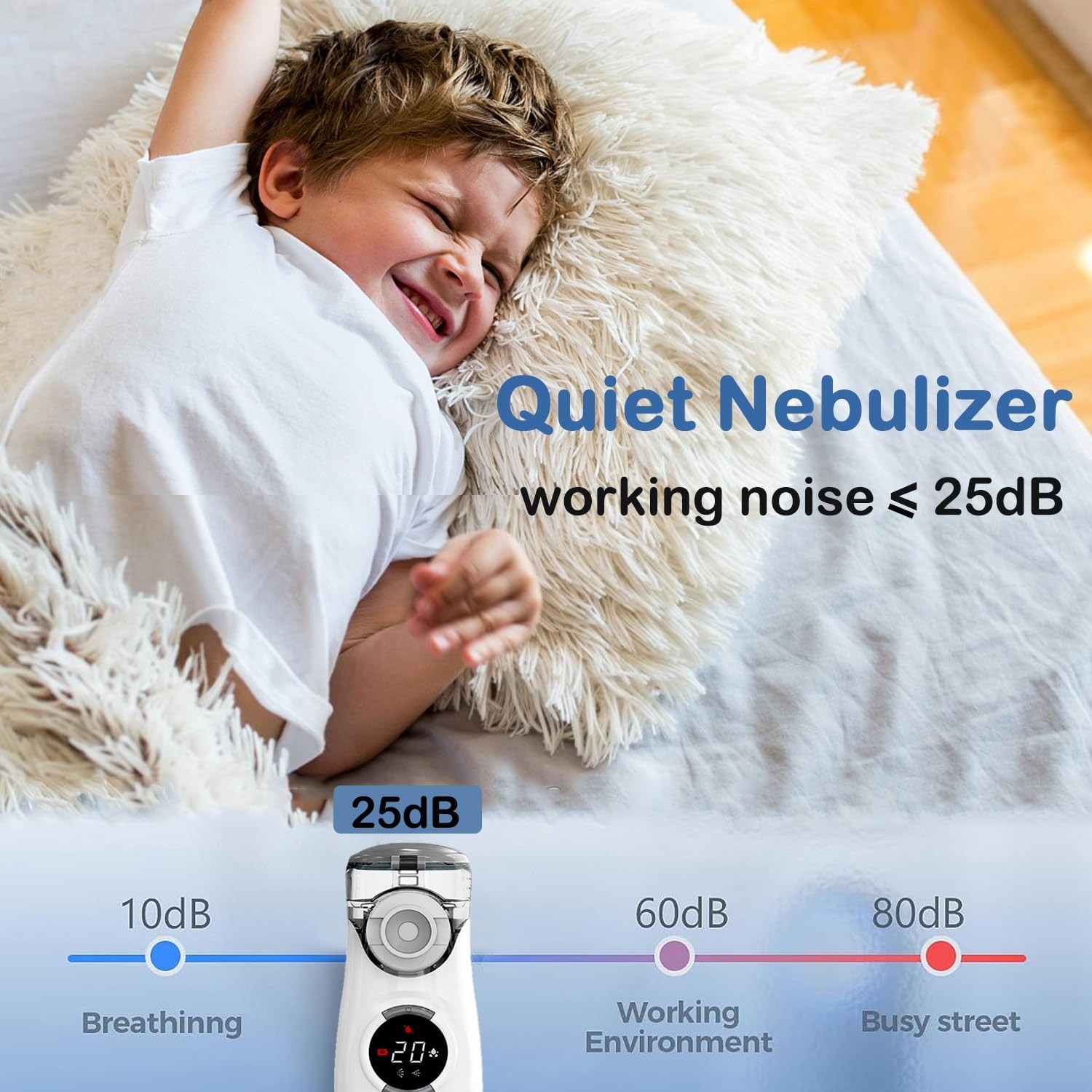 Portable Nbulisation Auto-Cleaning LED Display 3 Modes *BRAND NEW*