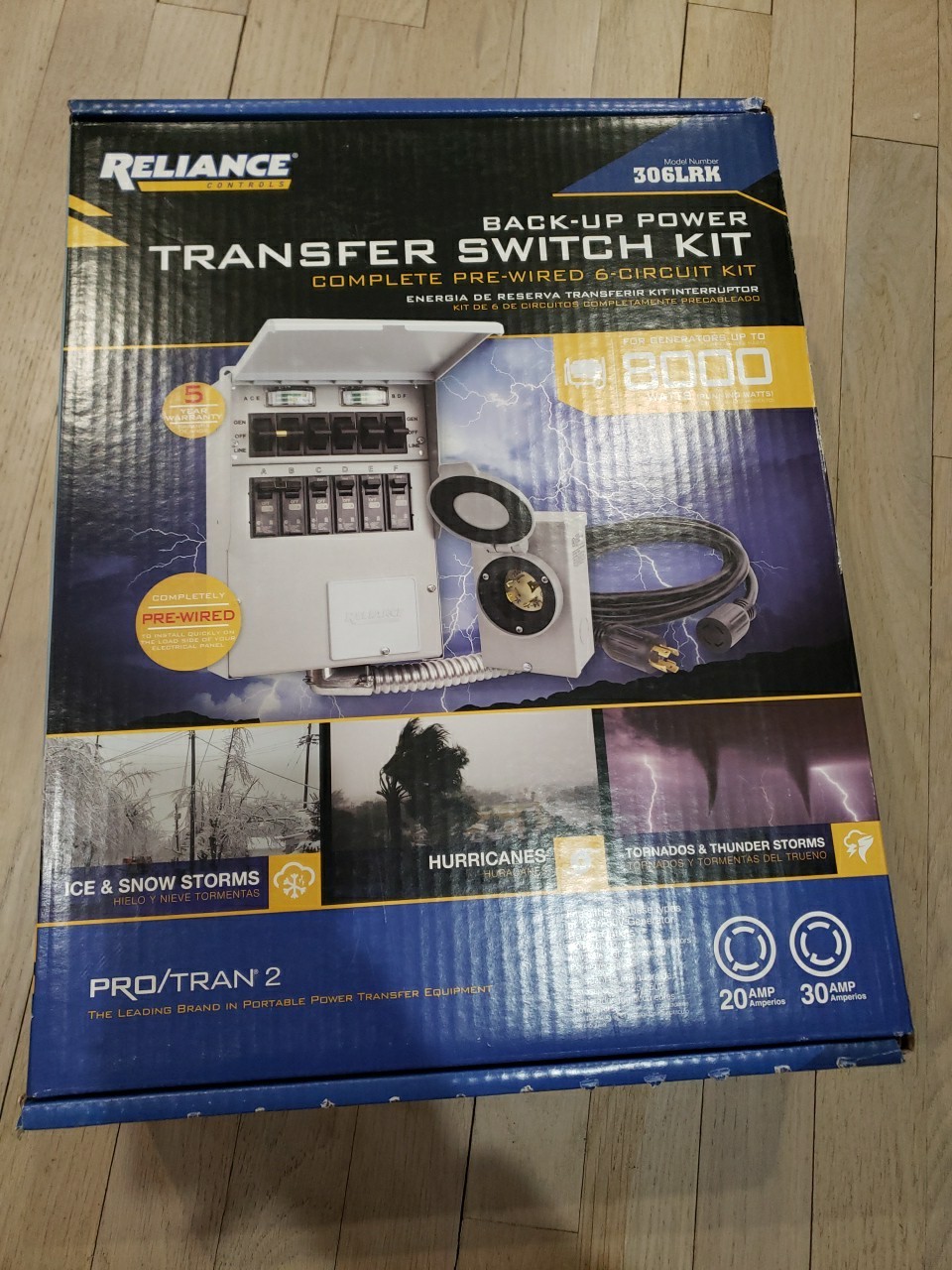 Reliance 31406CRK 6-Circuit Transfer Switch Kit