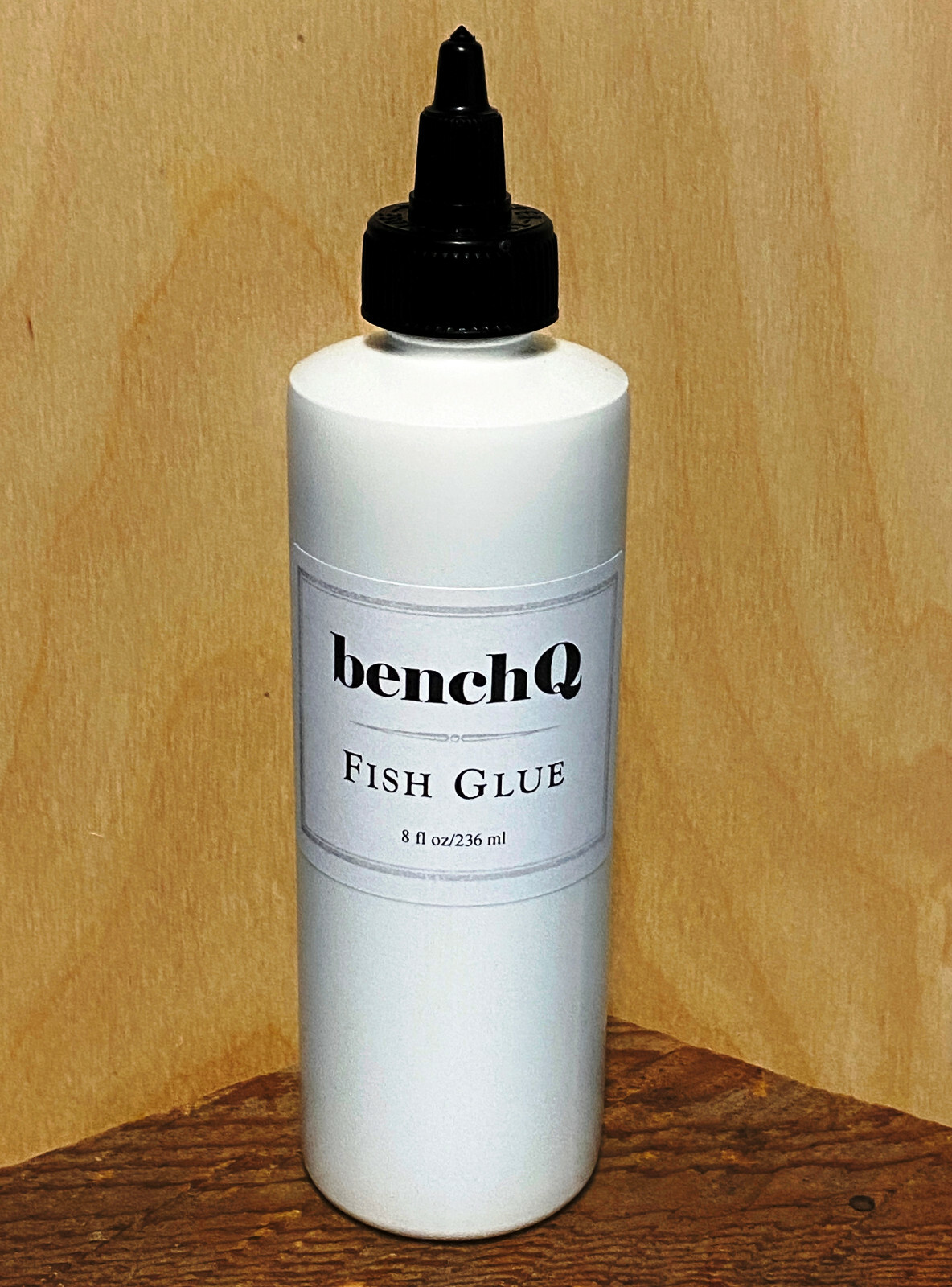 benchQ Fish Glue, 8-Ounce Bottle, Luthier and Woodworking Adhesive