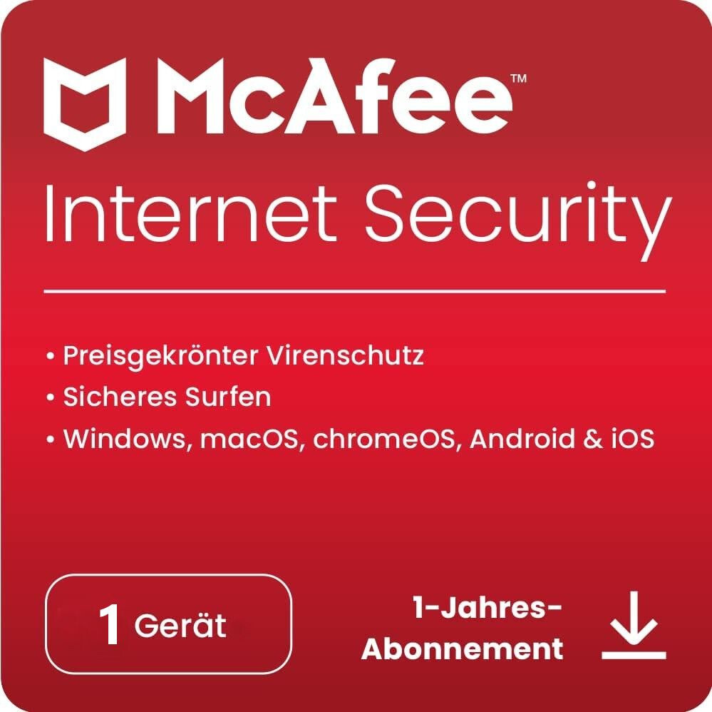 McAfee AntiVirus / Internet Security 2026 | 1 PC 1 Year ☀️☀
