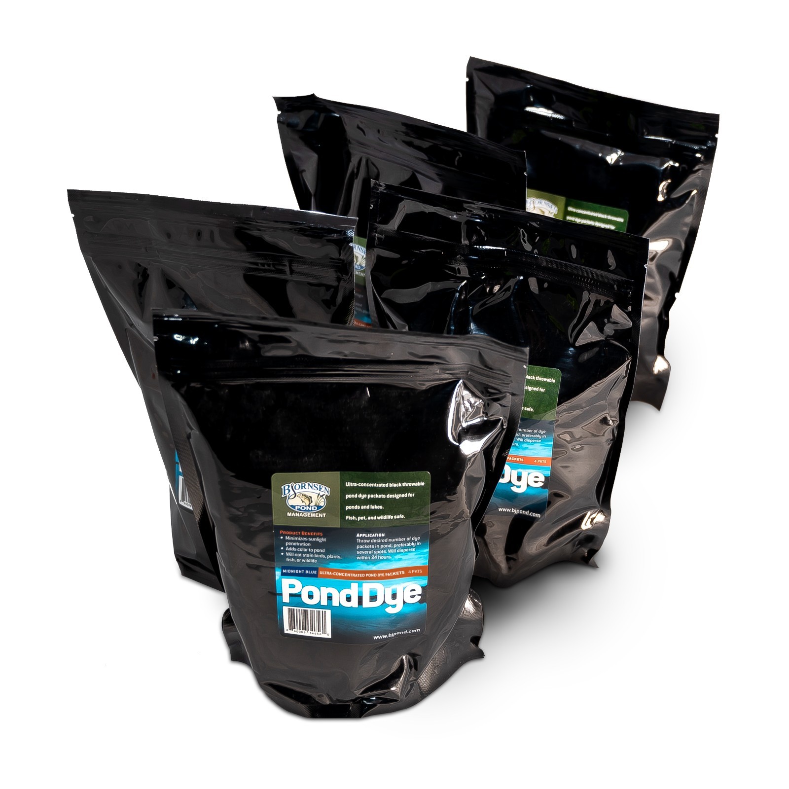 Ultra-Concentrated Pond Dye Packets - Dry (5 pouches, 20 packets) - BjPond