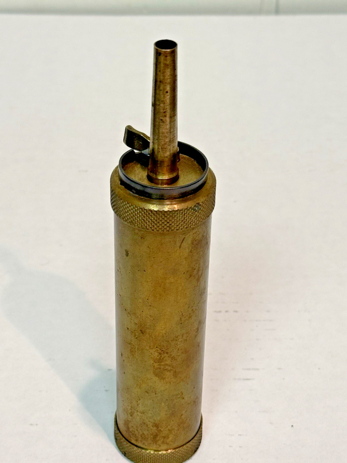 VINTAGE CVA BLACK POWDER FLASK DISPENSER FOR MUZZEL LOADER MADE IN ITALY