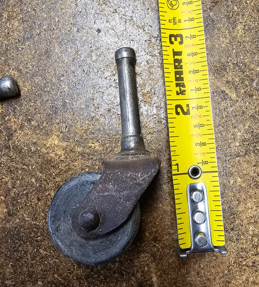 Large Lot of 12 Vintage Caster Wheels Wooden & Steel