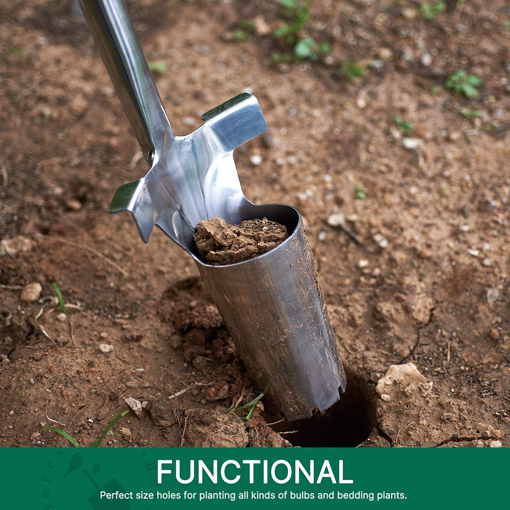 Berry&Bird 36.6-Inch Long Handle Garden Bulb Planter Tool