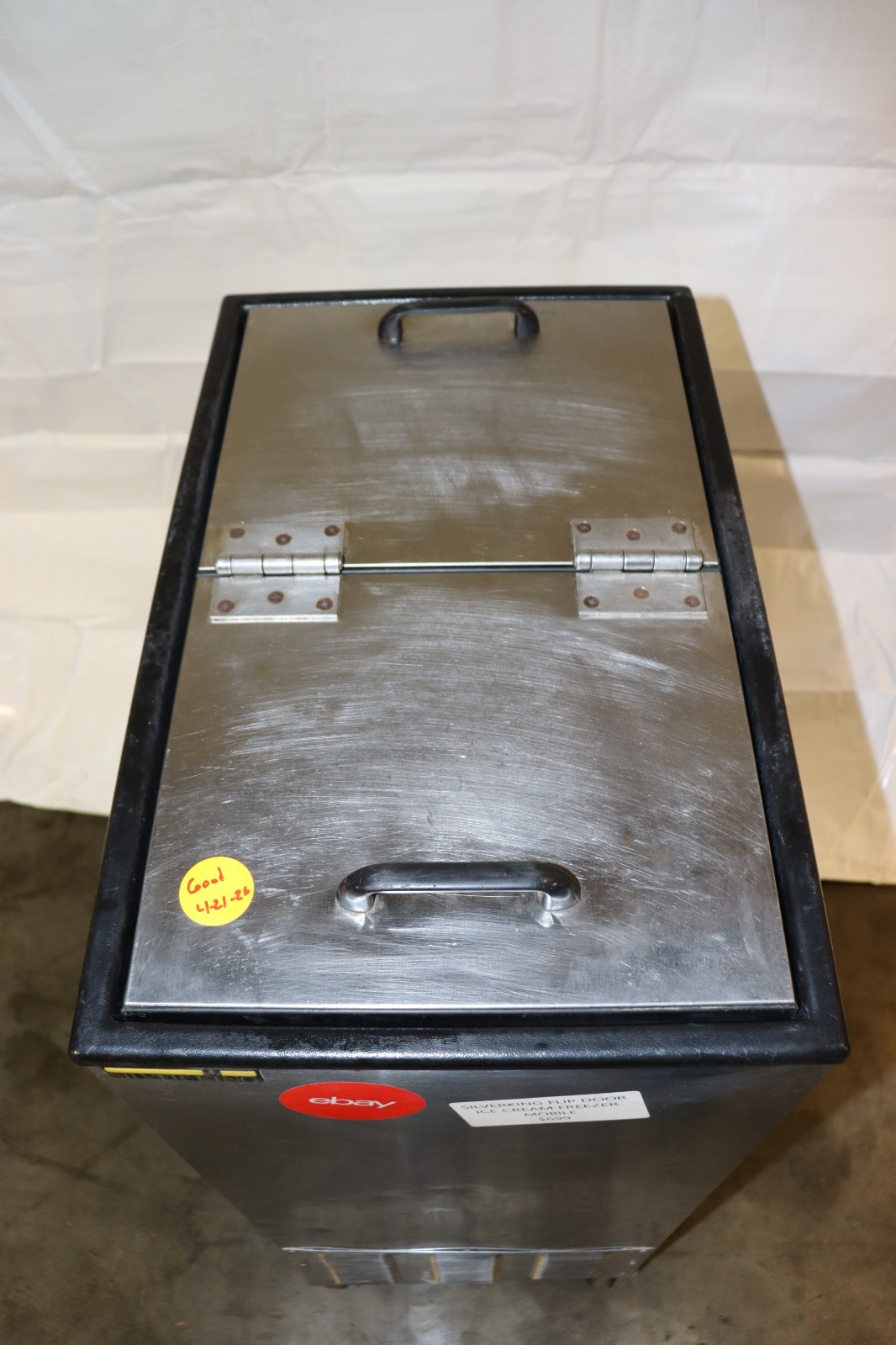 Used Silver King Commercial Freezer, Rolling, Flip Top, SKFS2/C1