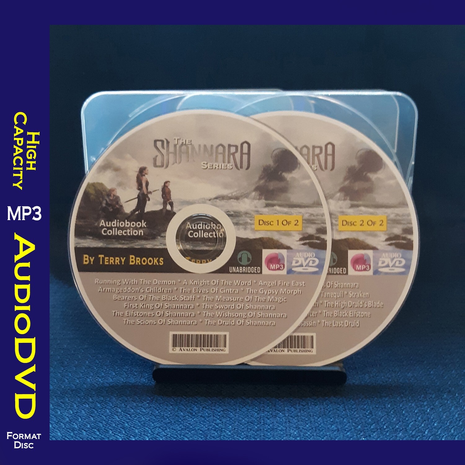 The SHANNARA Series By Terry Brooks - 36 MP3 Audiobook Collection