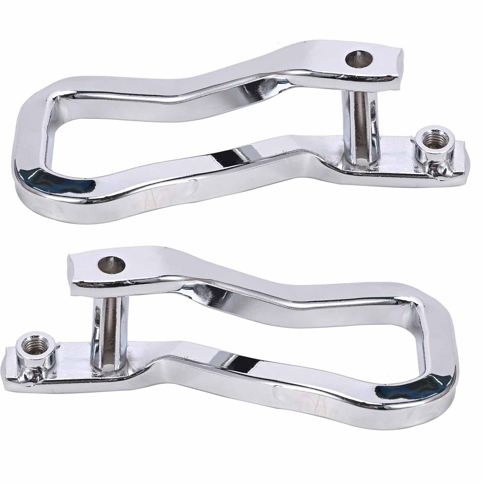 Front Chrome Tow Recovery Hooks w/ Bolts Fits GMC Sierra 1500 2019-2025 84195902