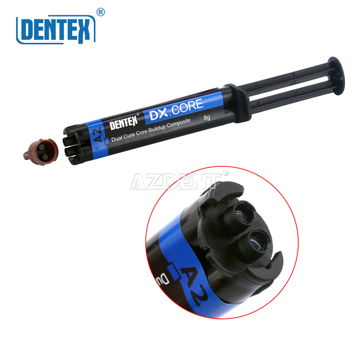 Dental Dentex Dual Cure Composite Resin Core Build A2 A3 /AAA Fiber Post