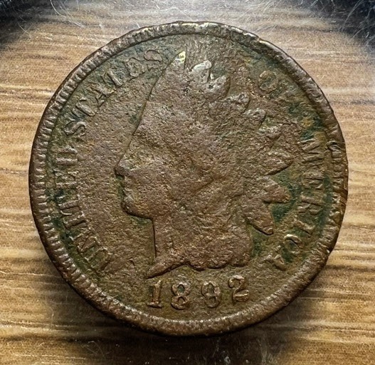 1892 Indian Head Cent - Actual Coin Shown - Free Shipping & Tracking INV#49