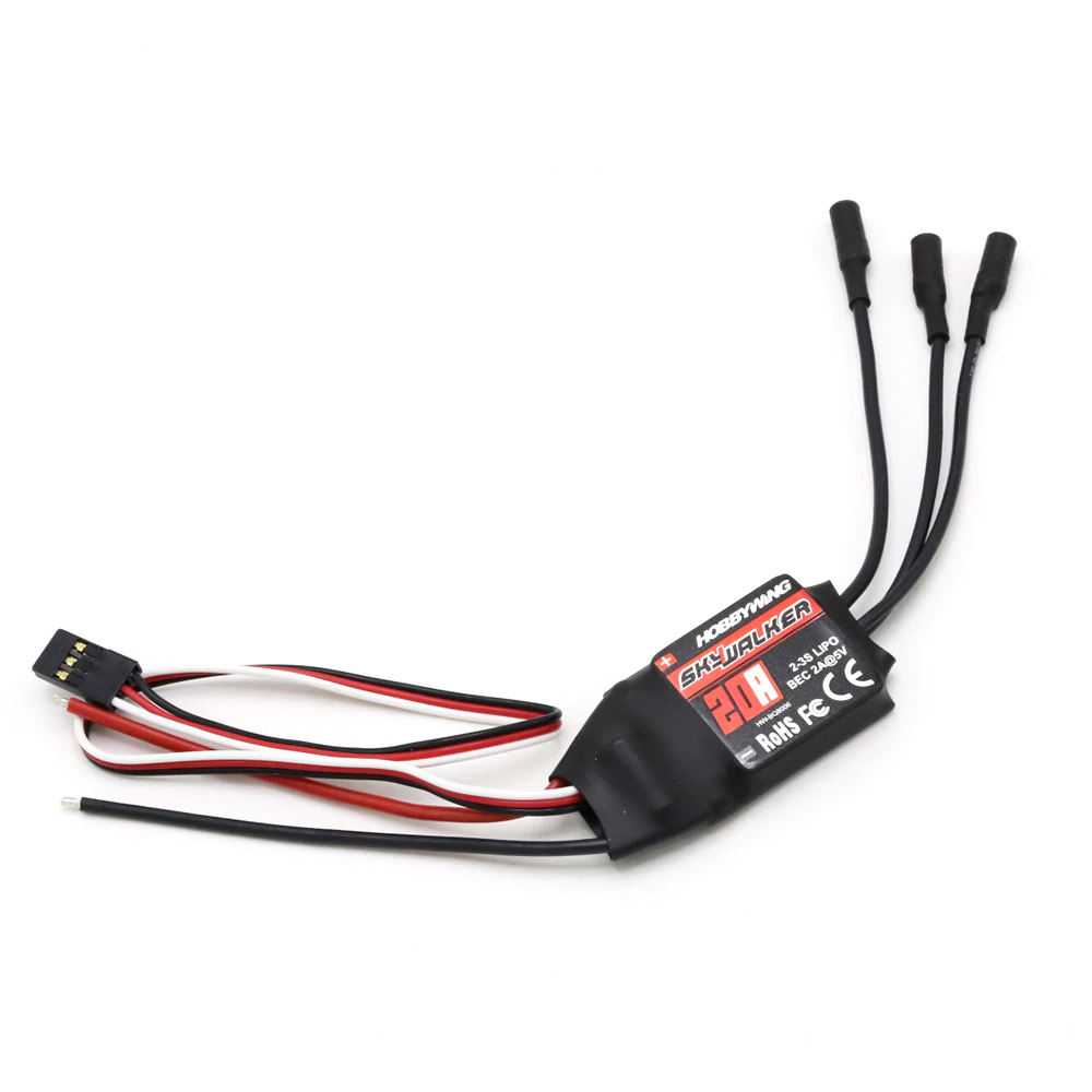 Hobbywing Skywalker 12A 20A 30A 40A 50A 60A 80A 100amp ESC 2-6s w/BEC