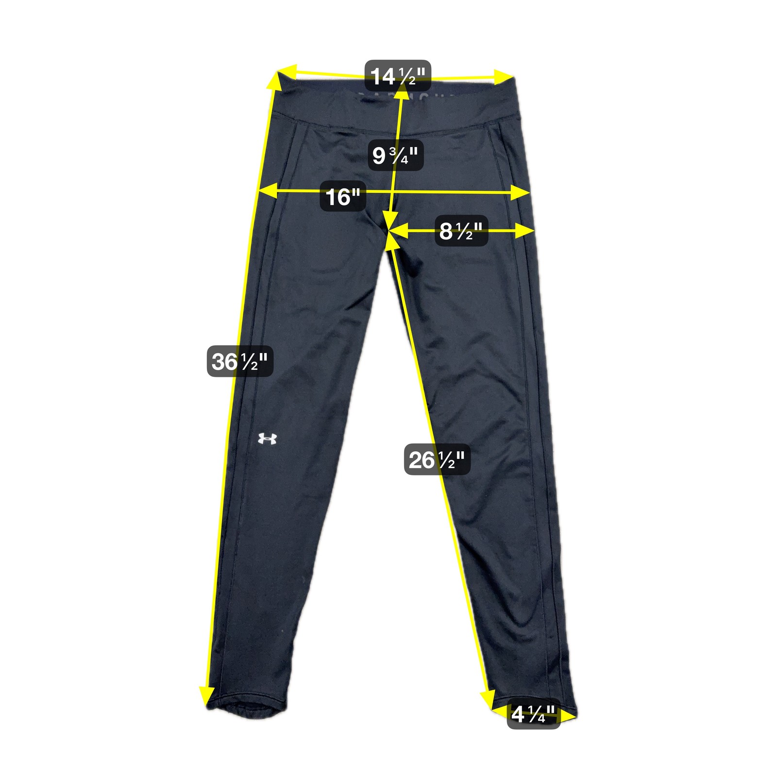 Under Armour Compression Leggings Women’s Small Athletic Workout Pants Running Y