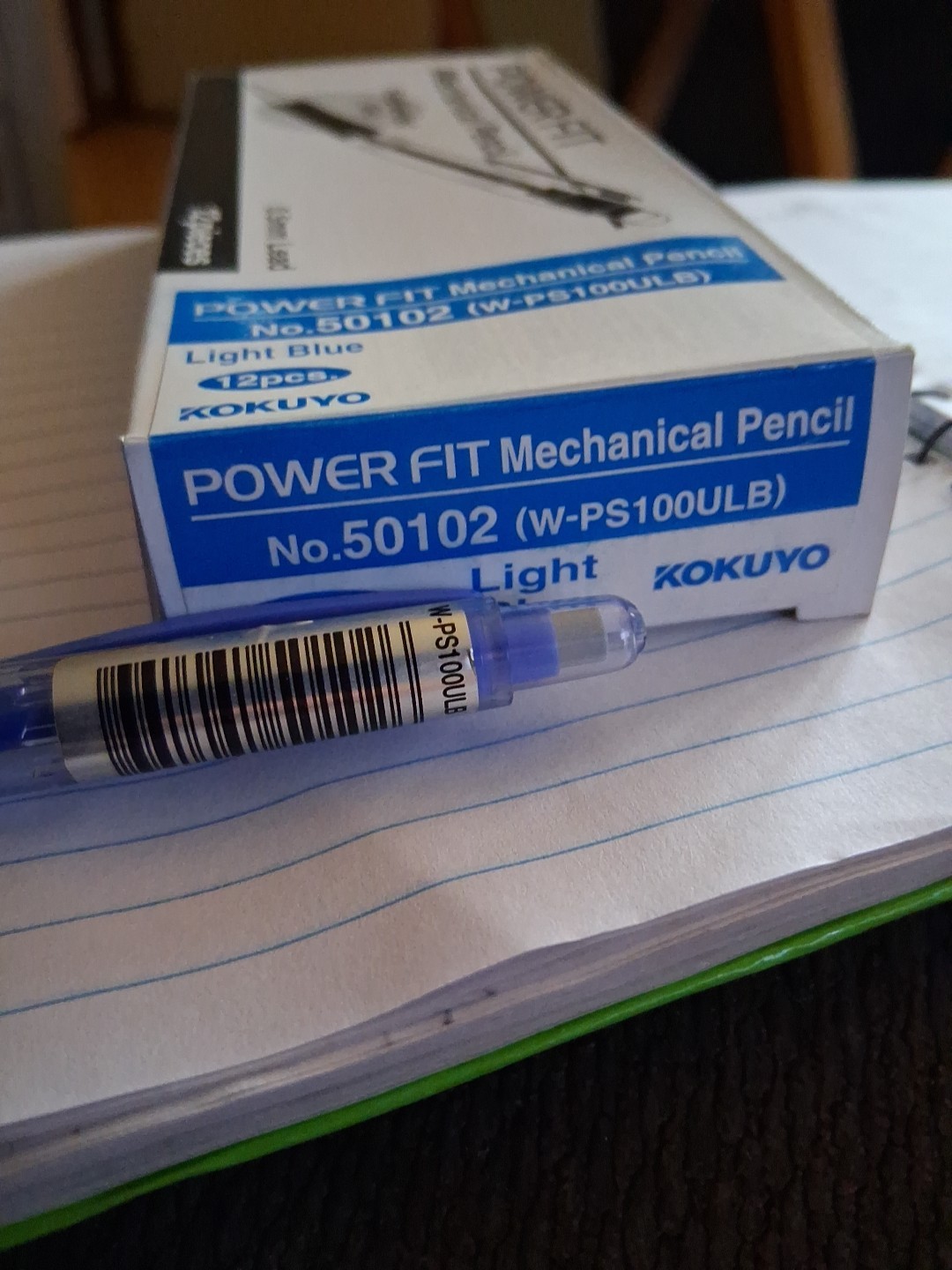 Lot Of 3 Kokuyo Power Fit Mechanical Pencil 0.5mm Black (W-PS100ULB) Light Blue