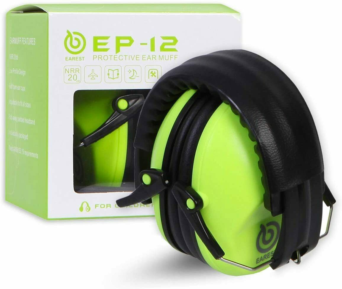 EAREST Protection Ear Muffs Hearing Noise Reduction For Gun Shooting Range