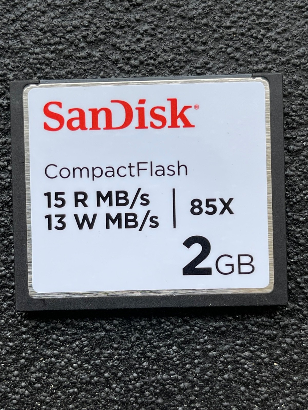 Sandisk 2GB CompactFlash 15MB/S CF Memory Card  SDCFJ/SDCFB  white version