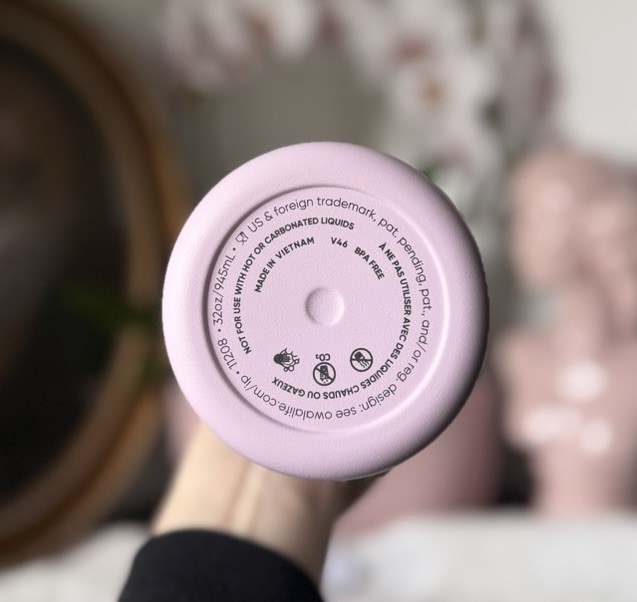 Owala SHOT TO THE HEART Pink Angel Cherub Valentines GirlyFreesip 32OZ NWT