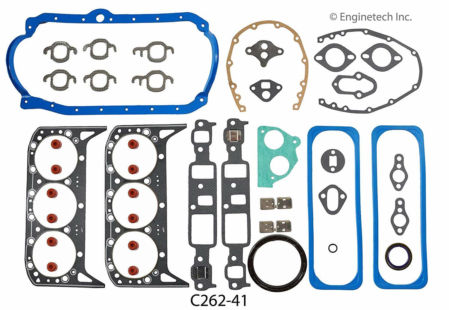 Full Engine Gasket Set 1986-1993 Chevrolet Car Truck Van 262 4.3L V6 Vin "B,N,Z"