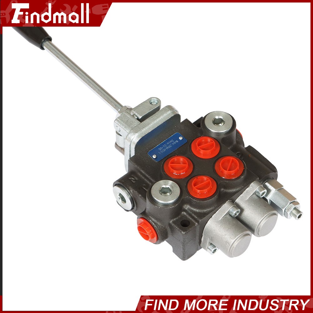 2 Spool 11GPM Hydraulic Control Valve Double Acting Tractor Loader W/Joystick