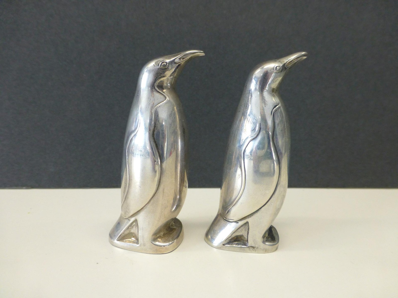 David Andersen Norway PENGUIN Figure Sterling Silver 925S Salt & Pepper Shaker