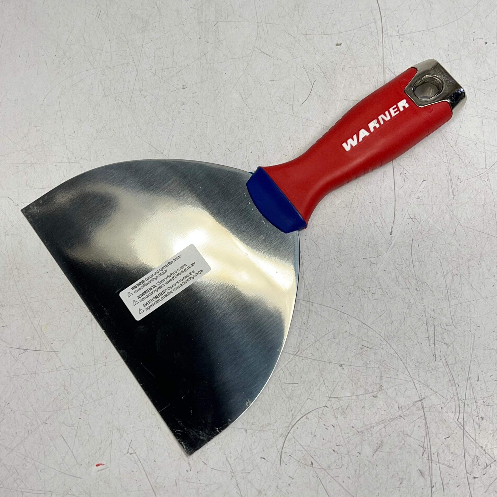 WARNER (2 PACK) Pro Painter Series Finish Joint Knife 6" Red/Blue 40126