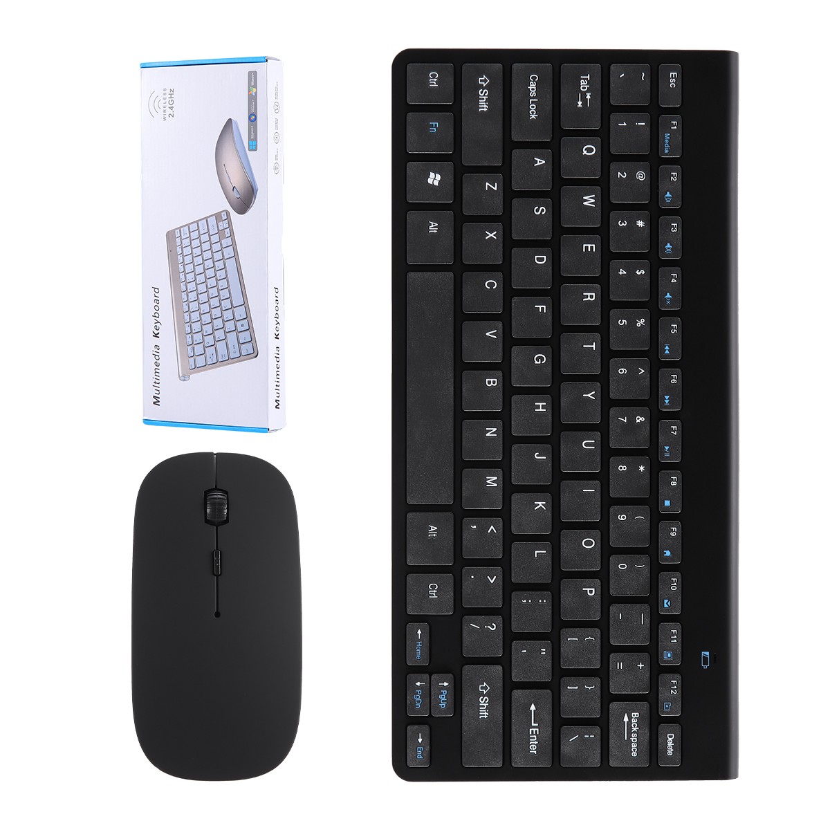 Mini Wireless Keyboard And Mouse Set 2.4G For Mac Apple PC Computer Waterproof