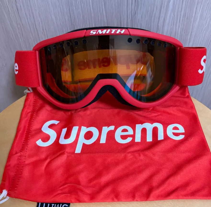 Supreme x Smith Snow Goggles Red FW15 Limited Edition Ski Snowboard New 2026