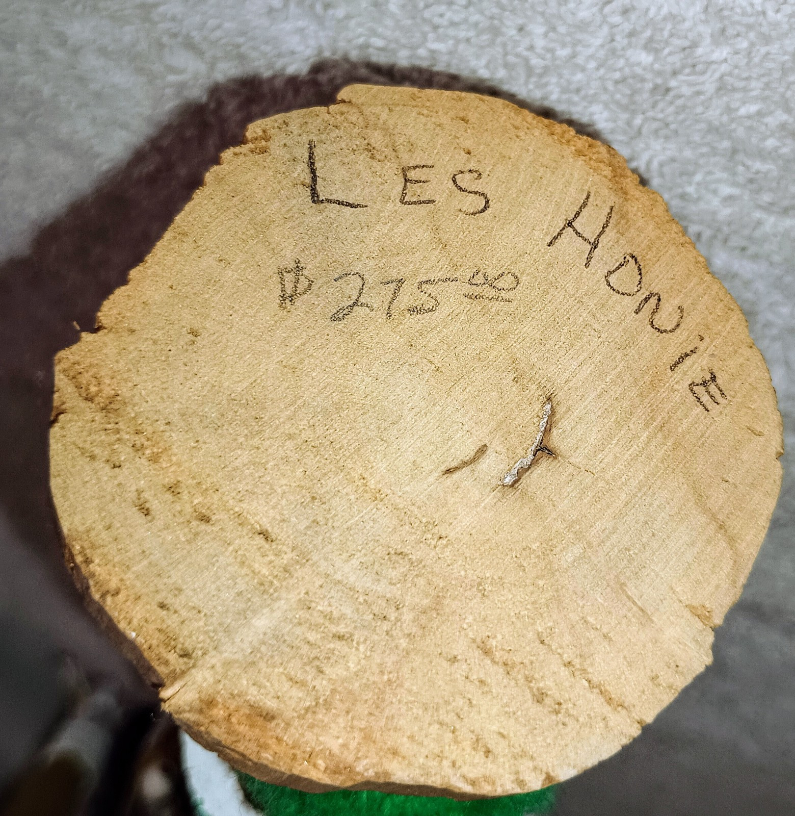 Vintage Well Done Hopi Carved Zuni Warrior Kachina Signed Les Honie