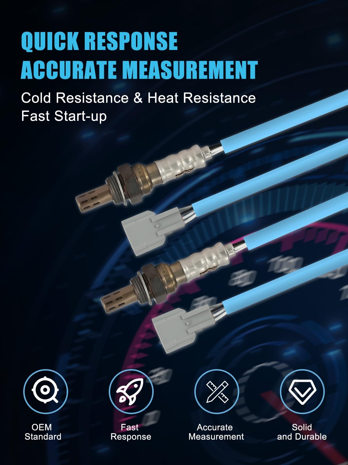 2PCS Downstream Oxygen Sensor O2 for Nissan Titan Armada Infiniti QX80