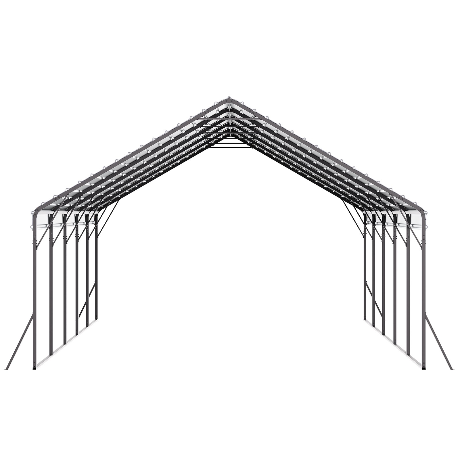 VEVOR 20 x 24 ft Heavy Duty Metal Carport Outdoor Boat Shelter