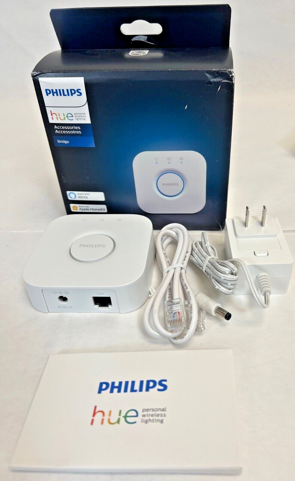 Philips Hue Smart Hub, Works with Alexa, Apple Home Kit & Google Assistant,White