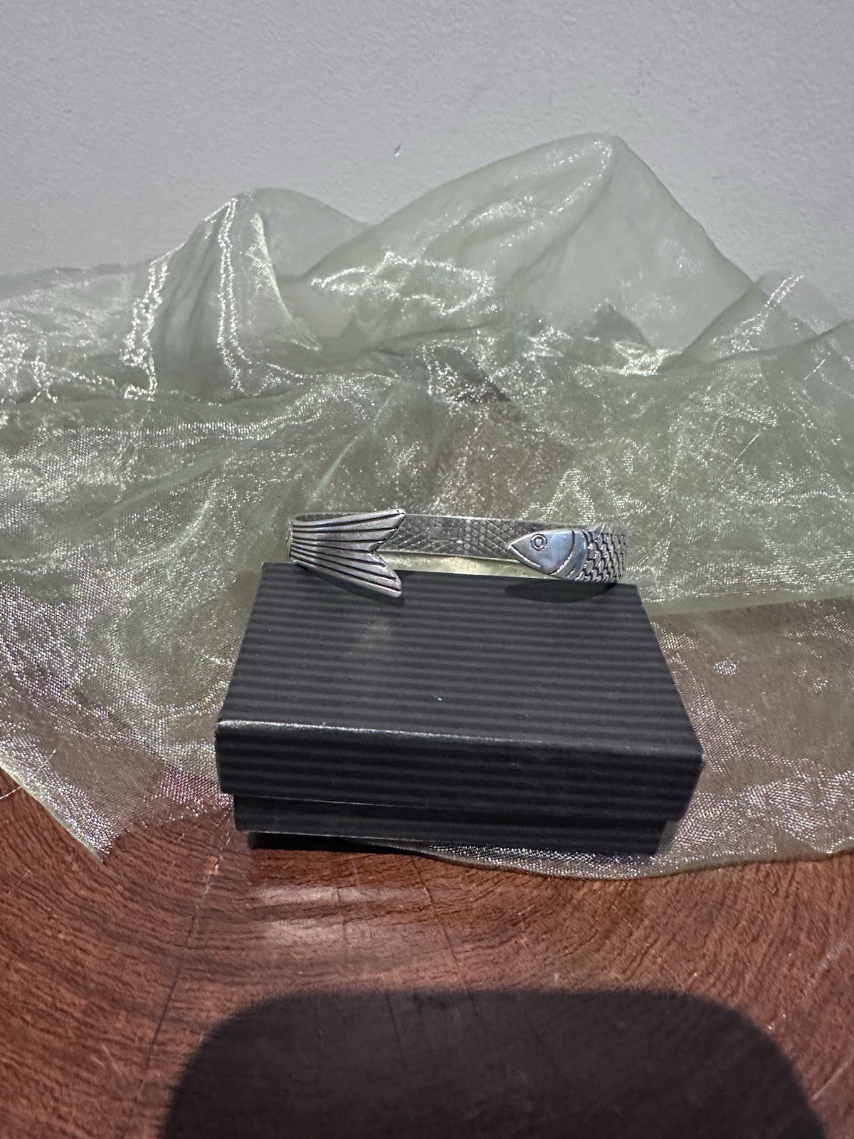 Cape Cod Herring Fish Adjust Cuff Bracelet NEW in box Gift Wrapped