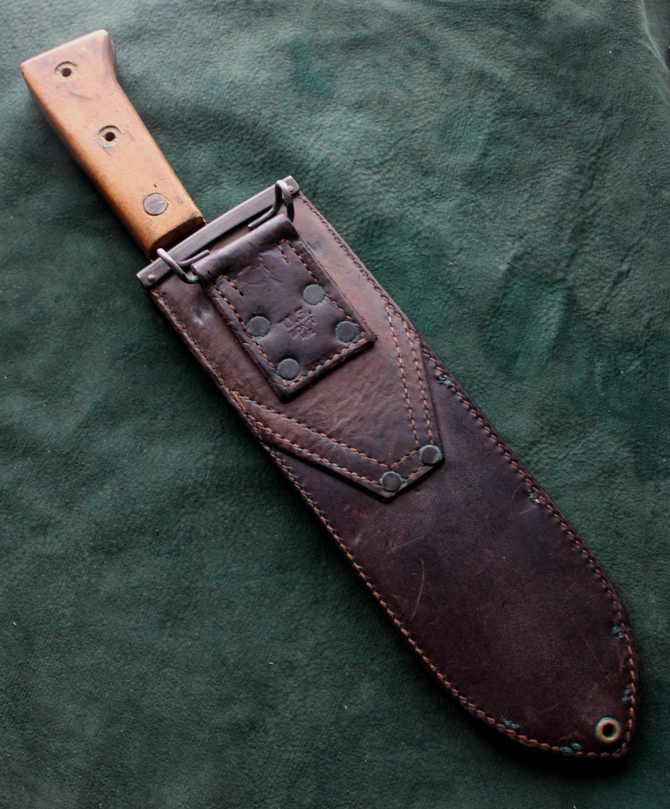 WWII USMC CHATILLON Medical Corps Bolo Knife with 1943 BOYT Sheath