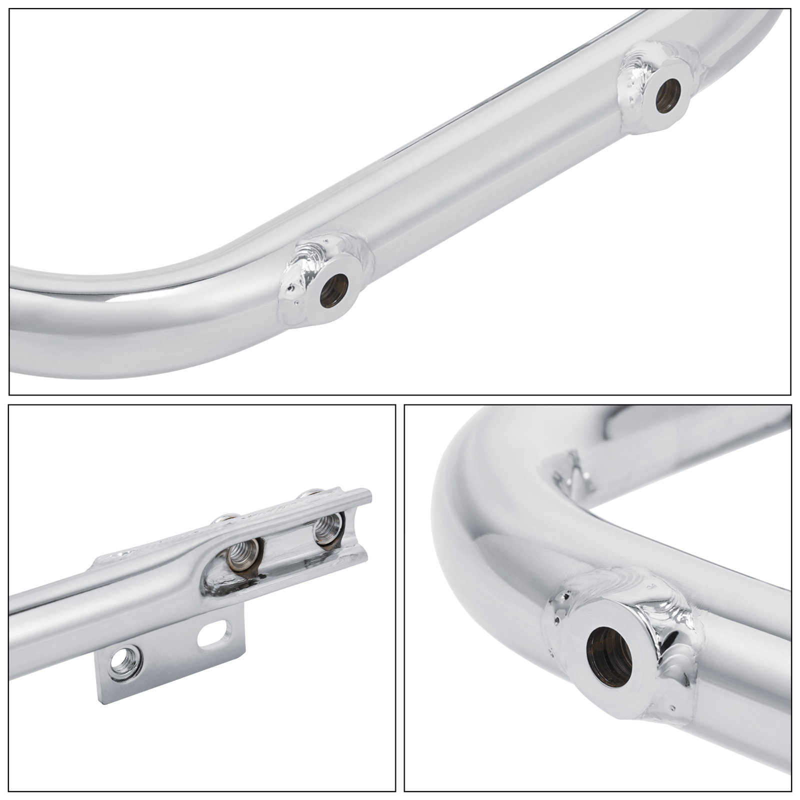 License Plate Mount Support Tube Bracket Fit For Harley Touring Road King 97-08