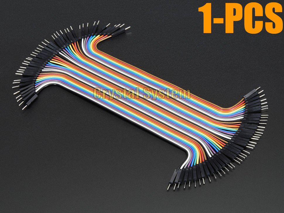 Dupont Cable Jumper Wire 10 20 30 cm F-M F-F M-M For Breadboard Arduino USA